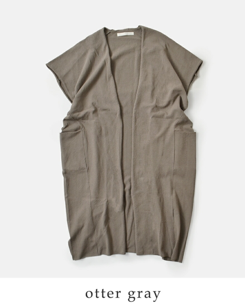 エヴァムエヴァ コットンリネン ロングベスト エヴァムエヴァ コットンリネン ロングベスト evam eva(エヴァム