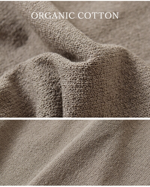 evam eva エヴァムエヴァ コットン ロング ベスト e253k024-mt | iroma