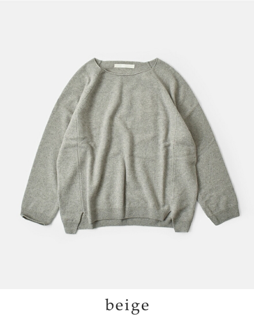 evam eva エヴァムエヴァ ウール プルオーバー e253k075-tr | iroma