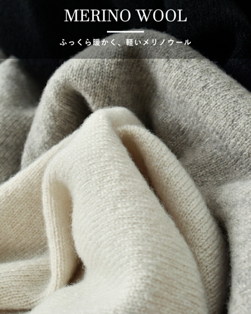 evam eva エヴァムエヴァ ウール プルオーバー e253k075-tr | iroma