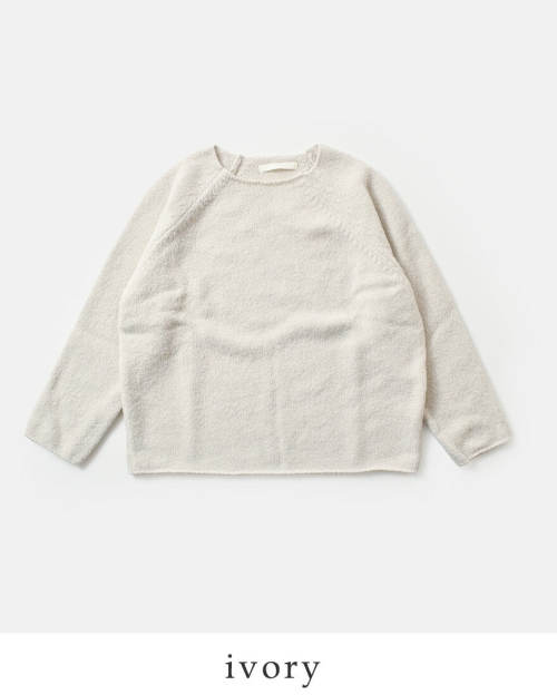 evam eva エヴァムエヴァ リニューウール ラグラン プルオーバー