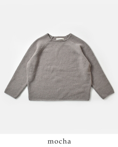 evam eva エヴァムエヴァ リニューウール ラグラン プルオーバー