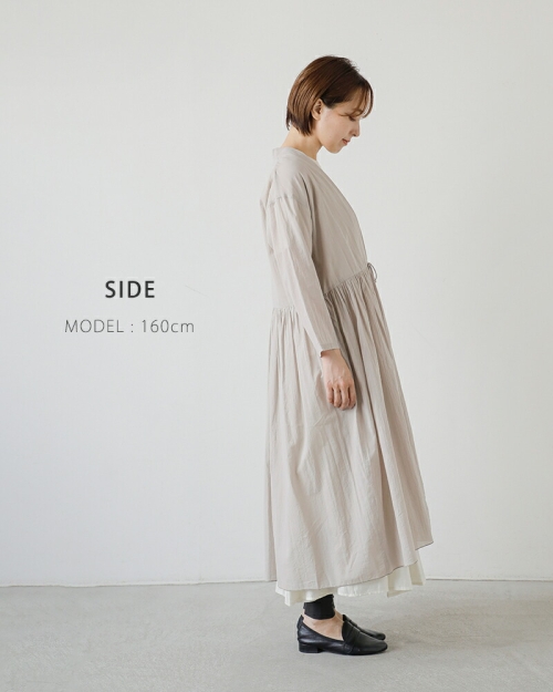 まろんです！【美品】evam eva エヴァムエヴァ コットン ギャザー evam eva エヴァムエヴァ コットン ギャザー ローブ e253t021-mn