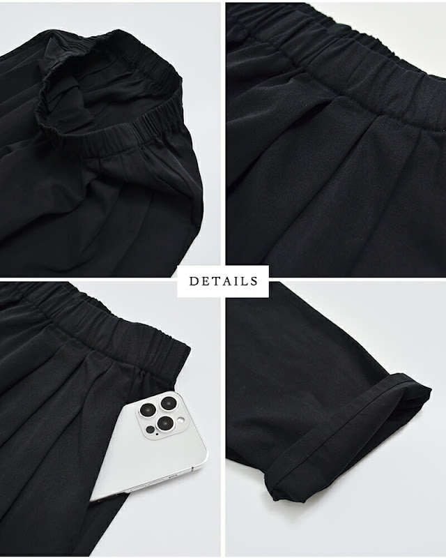 evam eva エヴァムエヴァ コットン タック ワイド パンツ e261t060