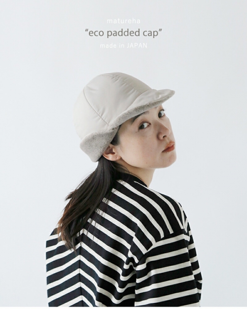mature ha. マチュアーハ エコ パディッド キャップ “eco padded cap