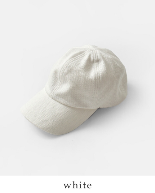 mature ha. マチュアーハ オーガニックコットン ヘリンボーン キャップ