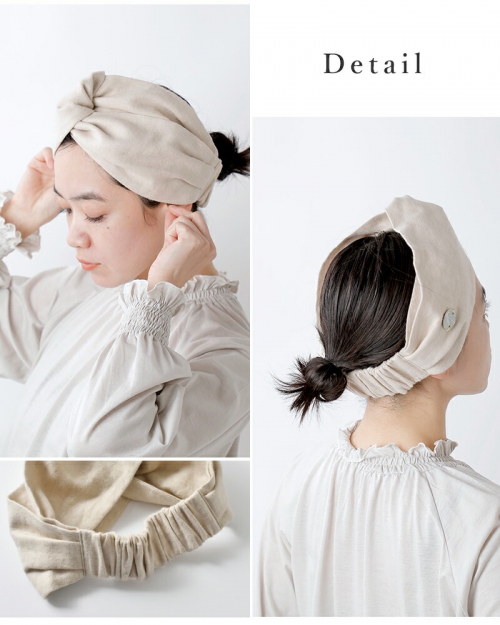 Si-Si-Si スースースー リネン ヘア ターバン eka-linen-turban-yh