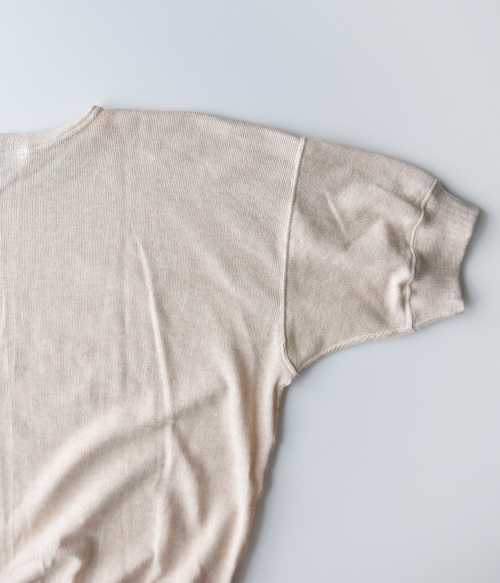 oldehomesteader interlock クルーネック エクリュ 44 OLDE HOMESTEADER(オールドホームステッダー)/”CREW NECK SHORT