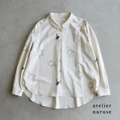 atelier naruse アトリエナルセ レーヨン コットン ビッグ シルエット