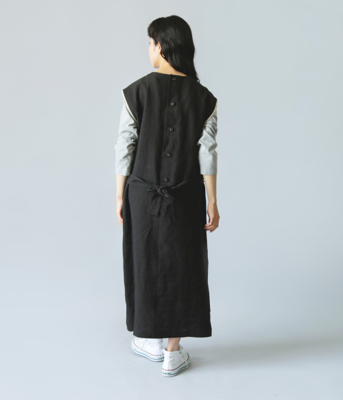 ★新品未使用★アトリエナルセ リネンノースリーブワンピース atelier naruse アトリエナルセ リネンノースリーブワンピース＋