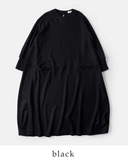 atelier naruse スムースウールコクーンワンピース atelier naruse｜スムース ウール コクーン ワンピース f03093 - iroma