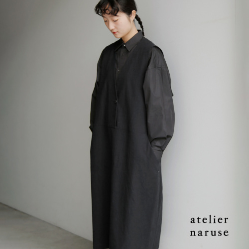 atelier naruse アトリエナルセ コットン リネン スラブ ジャンパー