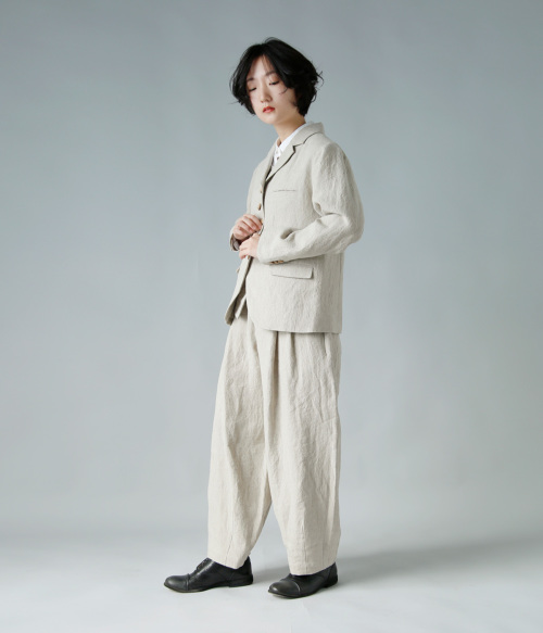 atelier naruse アトリエナルセ リネン テーラード ジャケット