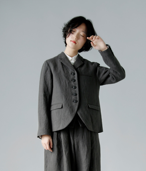 atelier naruse アトリエナルセ リネン テーラード ジャケット