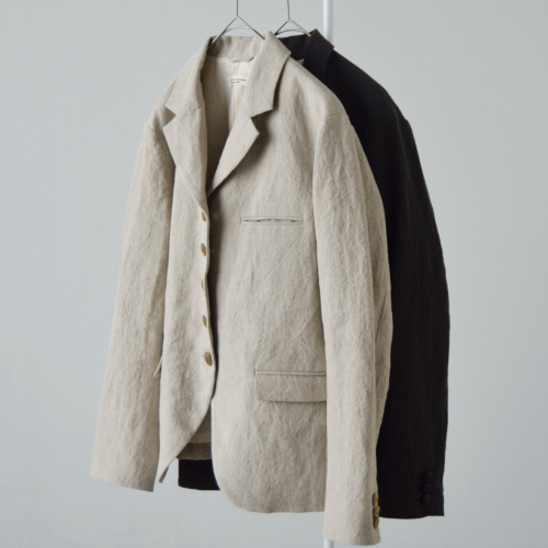 美品　アトリエナルセ リネンコート　キナリ atelier naruse アトリエナルセ / リネンコットンライトコート【na