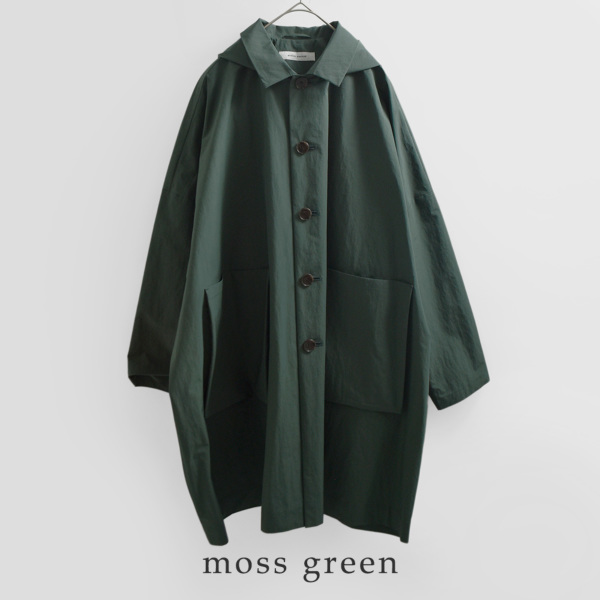 atelier naruse アトリエナルセ コットン ナイロン タフタ フーデッド