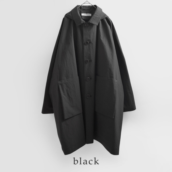 atelier naruse アトリエナルセ コットン ナイロン タフタ フーデッド