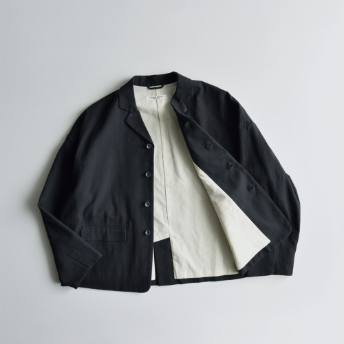 アトリエナルセ　リネンジャケット　新品未使用品 atelier naruse(アトリエナルセ)シェットランド ウール リネン