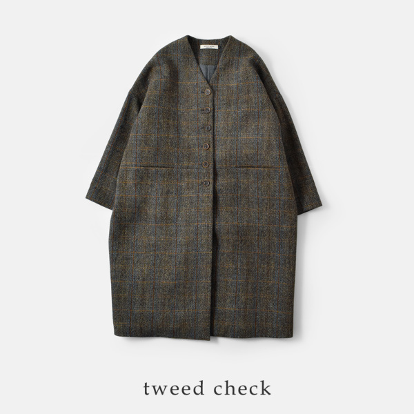 atelier naruse アトリエナルセ ハリスツイード ウール コクーン