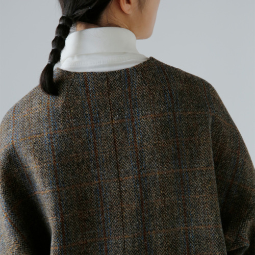 atelier naruse アトリエナルセ ハリスツイード ウール コクーン