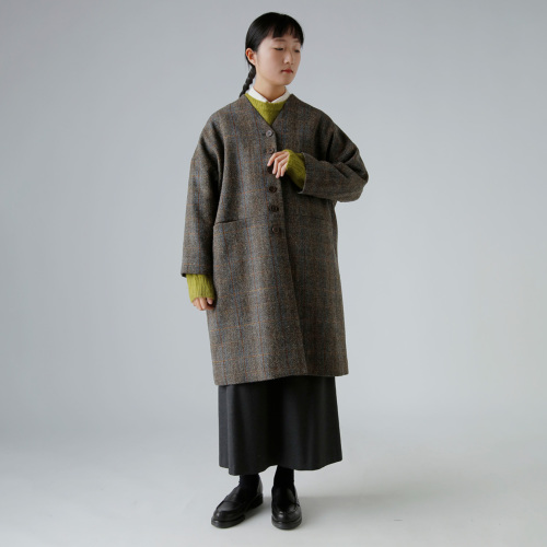 atelier naruse アトリエナルセ ハリスツイード ウール コクーン