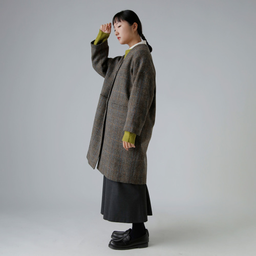 atelier naruse アトリエナルセ ハリスツイード ウール コクーン