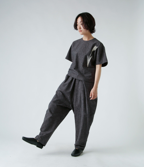 atelier naruse アトリエナルセ コットン リネン サルエル