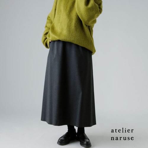 atelier naruse アトリエナルセ エコアーチ Aライン スカート f06039