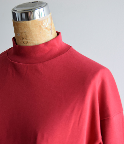 atelier naruse アトリエナルセ コットン フライス モックネック