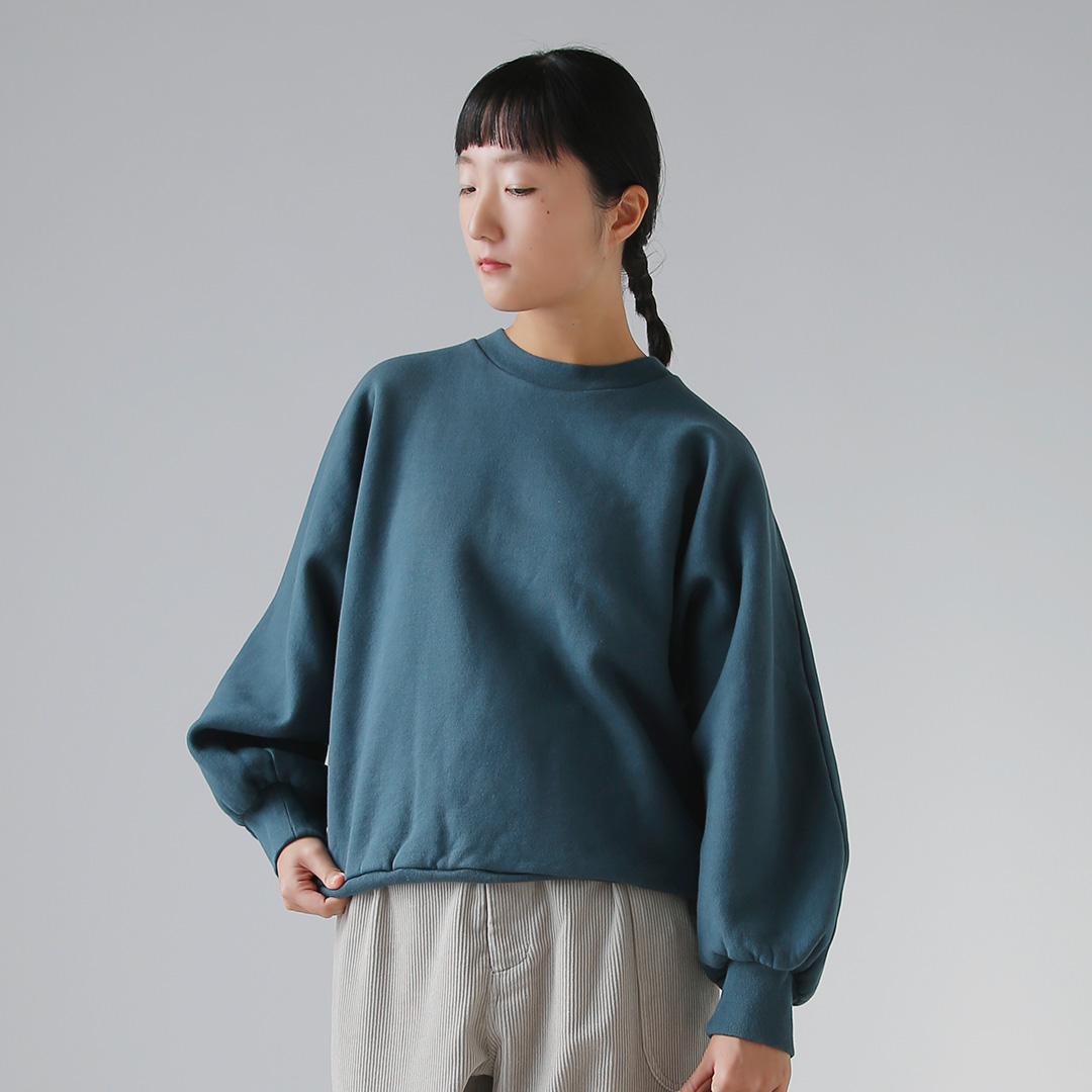 atelier naruse アトリエナルセ コットンフリース バルーン カットソー