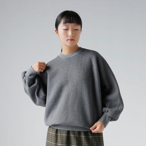 atelier naruse アトリエナルセ コットンフリース バルーン カットソー