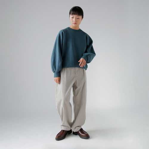 atelier naruse アトリエナルセ コットンフリース バルーン カットソー