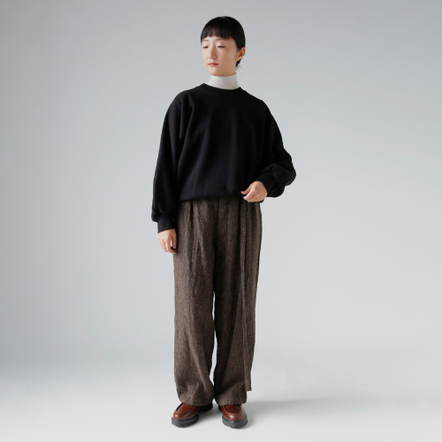 atelier naruse アトリエナルセ コットンフリース バルーン カットソー