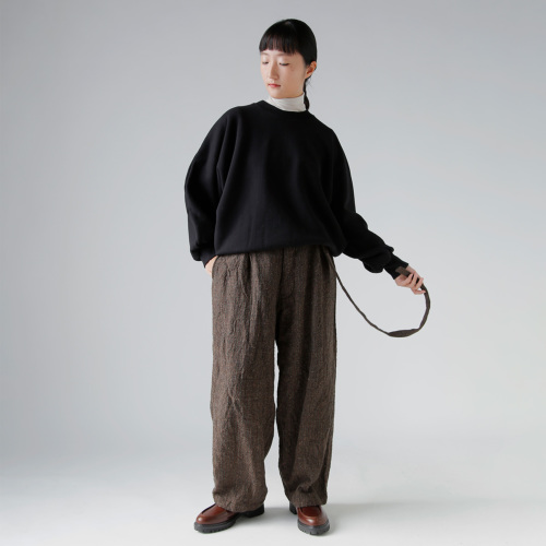 atelier naruse アトリエナルセ コットンフリース バルーン カットソー