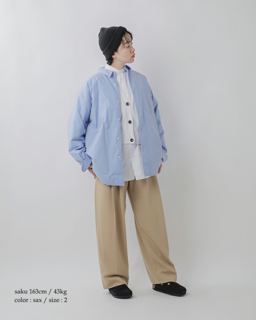 miffew OVER DOWN SHIRTS BLACK サイズ3 miffew ミフュー オーバー ダウン シャツ “OVER DOWN SHIRTS