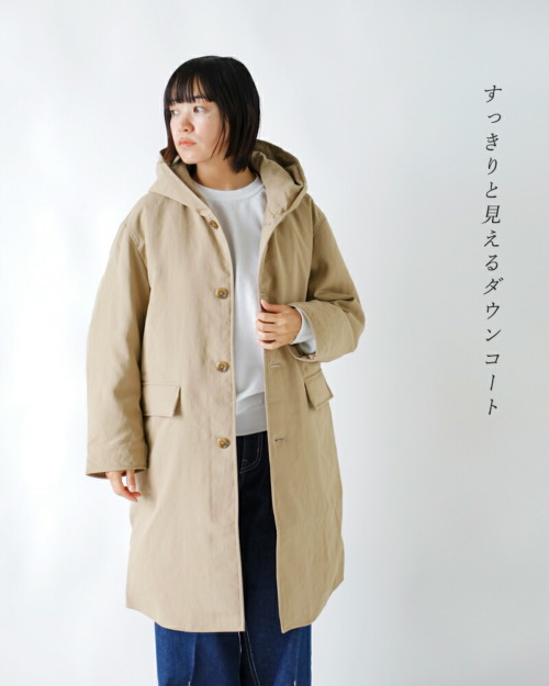 miffew ミフュー フーデッド ロング ダウン コート HOODED LONG