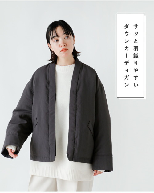 miffew ミフュー ジップアップ ダウン カーディガン “ZIP UP DOWN 