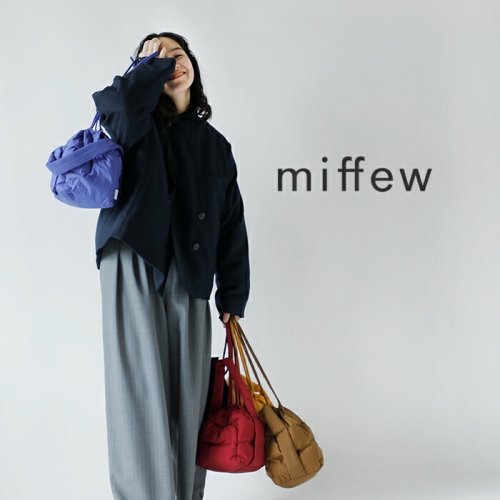 miffew ミフュー スクエア ダウン バッグ “SQUARE DOWN BAG