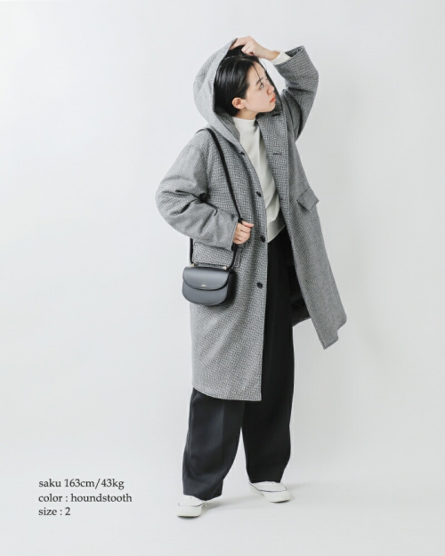 miffew ミフュー ウール フーデット ダウン コート “WOOL HOODED DOWN COAT” few24wjk5236-fn |  iroma..aranciato