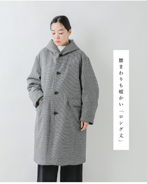 miffew ミフュー ウール フーデット ダウン コート “WOOL HOODED miffew ミフュー ウール フーデット ダウン コート “WOOL HOODED