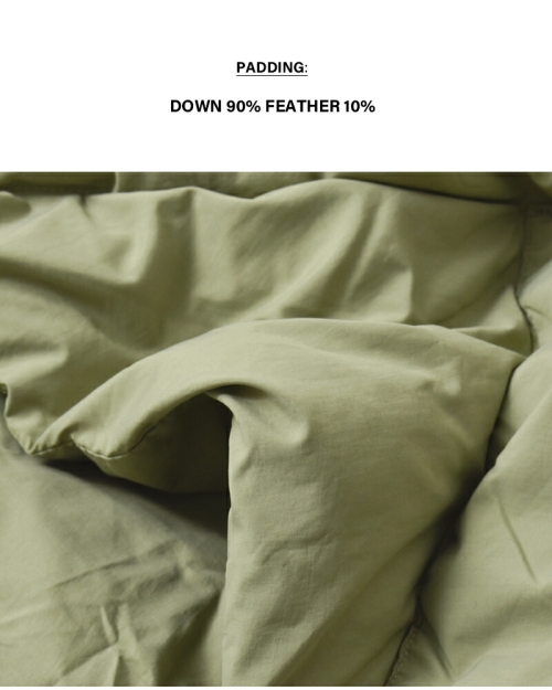 miffew ミフュー リバーシブル ダウン ケープ “REVERSIBLE DOWN CAPE