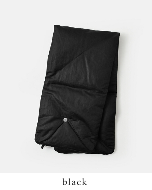 miffew（ミフュー）REVERSIBLE DOWN MUFFLER　ブラック 30％OFF】MIFFEW（ミフュー） リバーシブル ダウンマフラー｜ROCOCO