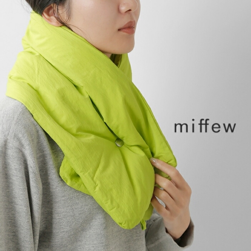 miffew ミフュー リバーシブル ダウン マフラー “REVERSIBLE DOWN