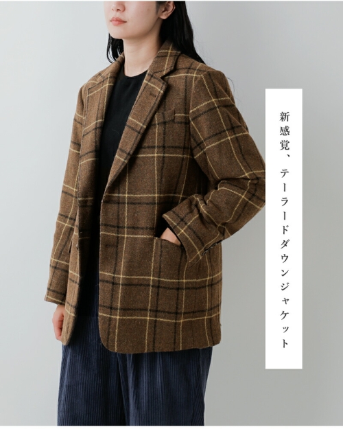 miffew ミフュー  テーラード ダウン ジャケット “TAILORED DOWN JACKET” few25wjk5337 レディース 2025aw新作 miffew ミフュー テーラード ダウン ジャケット “TAILORED DOWN JACKET