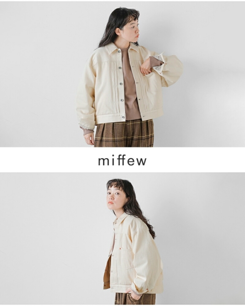 miffew ミフュー デニム ダウン ジャケット “DENIM DOWN JACKET