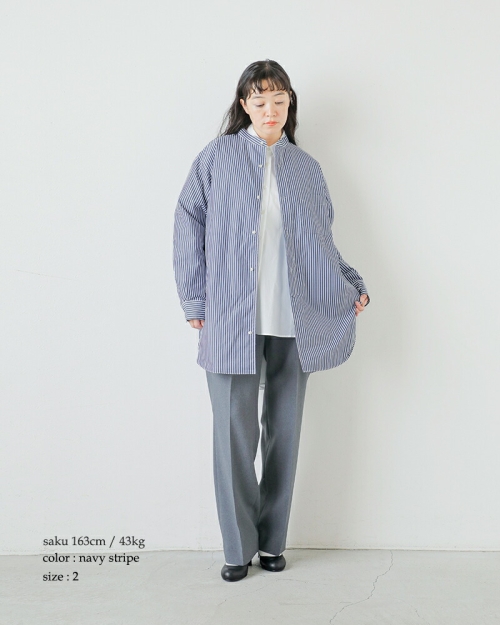 miffew ミフュー  ロング ダウン シャツ “LONG DOWN SHIRTS” few25wjk5339-yo 2025aw新作 レディース miffew ミフュー ロング ダウン シャツ “LONG DOWN SHIRTS