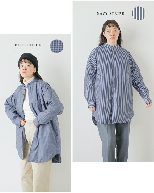 miffew ミフュー ロング ダウン シャツ “LONG DOWN SHIRTS