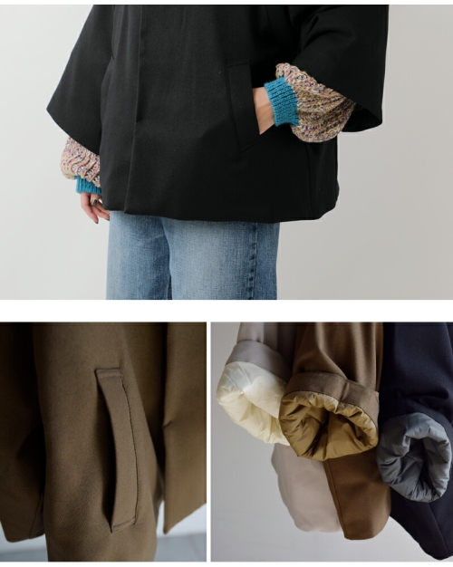 miffew ミフュー ケープ ダウン コート “CAPE DOWN COAT” few25wjk5342