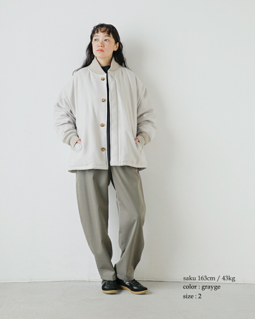 miffew ミフュー バーシティ ダウン ジャケット “VARSITY DOWN JACKET