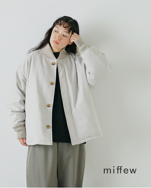 miffew ミフュー バーシティ ダウン ジャケット “VARSITY DOWN JACKET